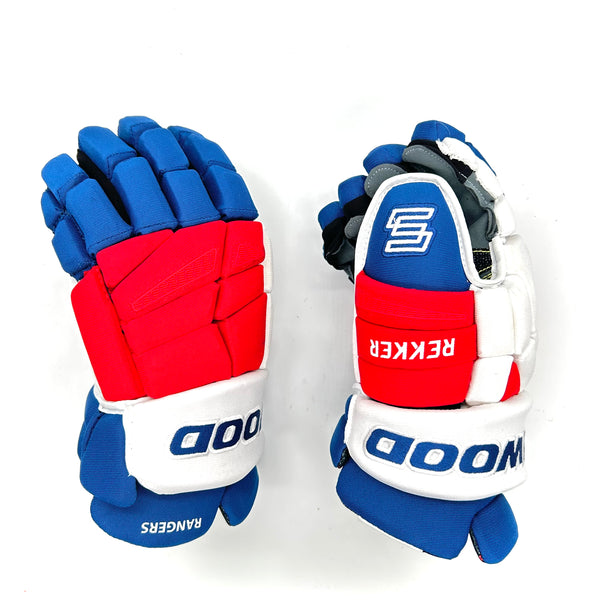 Sherwood Rekker Legend Pro - NHL Pro Stock Glove - New York Rangers (Red/White/Blue)