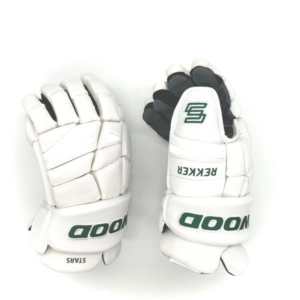 Sherwood Rekker Legend Pro - NHL Pro Stock Glove - Dallas Stars (White/Green)