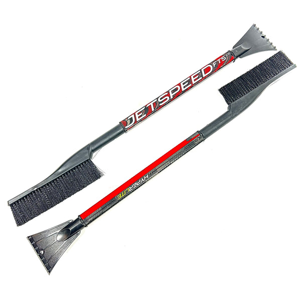 Premium Hockey Stick Snow Brush/Ice Scraper