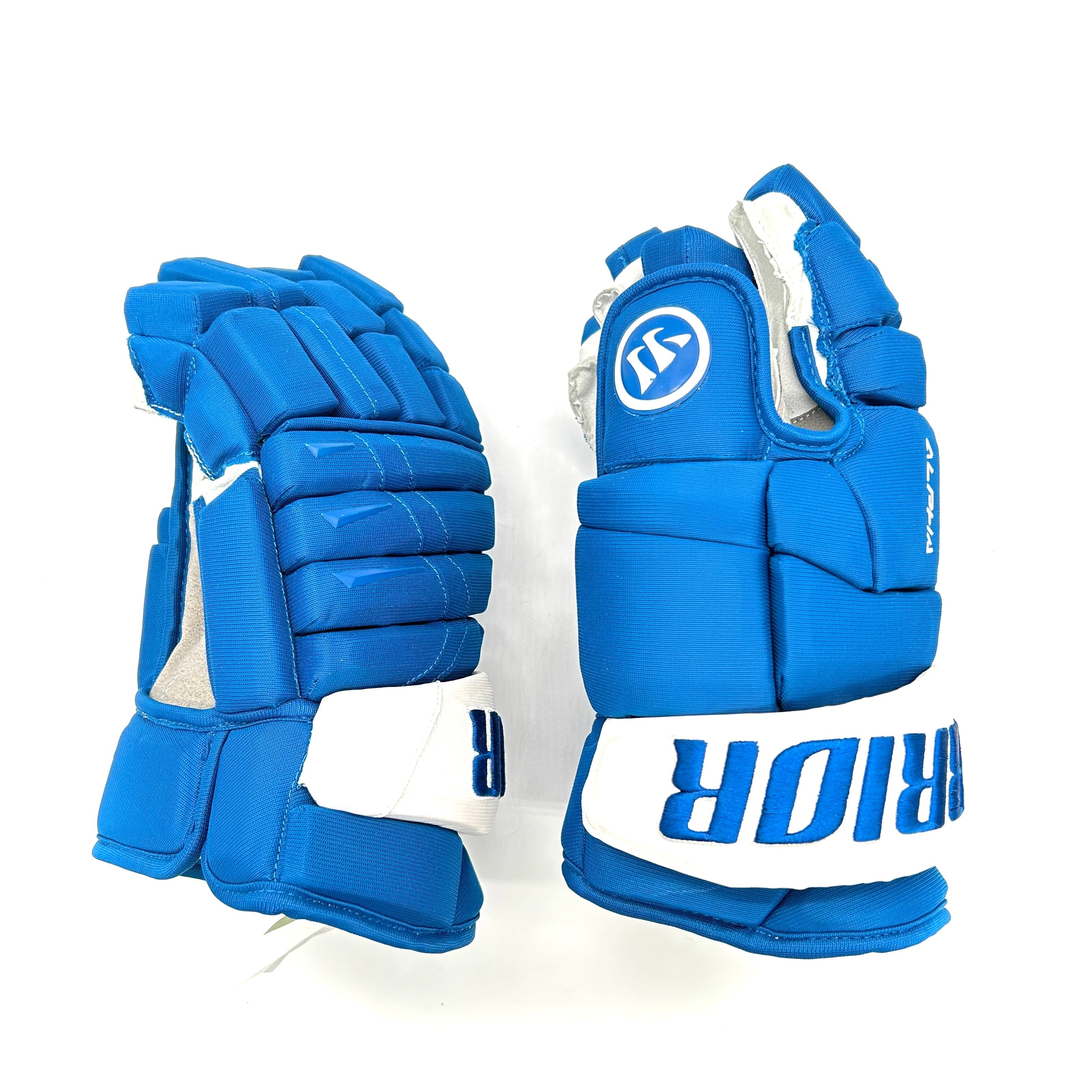 Warrior Alpha DX - NHL Pro Stock Glove - Colorado Avalanche (Blue/White)