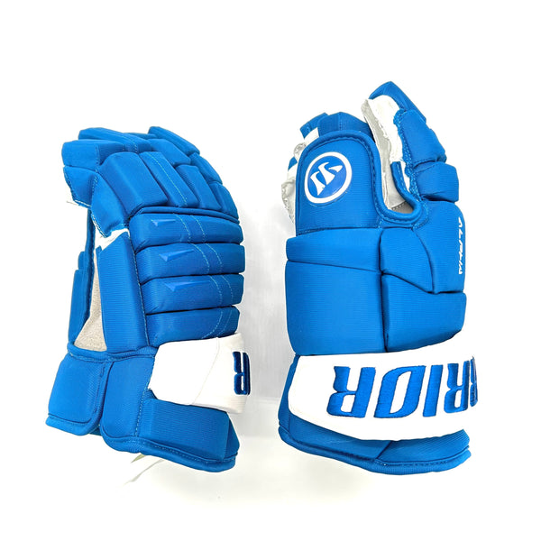 Warrior Alpha DX - NHL Pro Stock Glove - Colorado Avalanche (Blue/White)