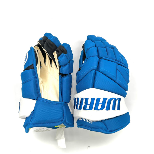 Warrior Alpha LX Pro - NHL Pro Stock Glove - Lukas Sedlak (Blue/White)