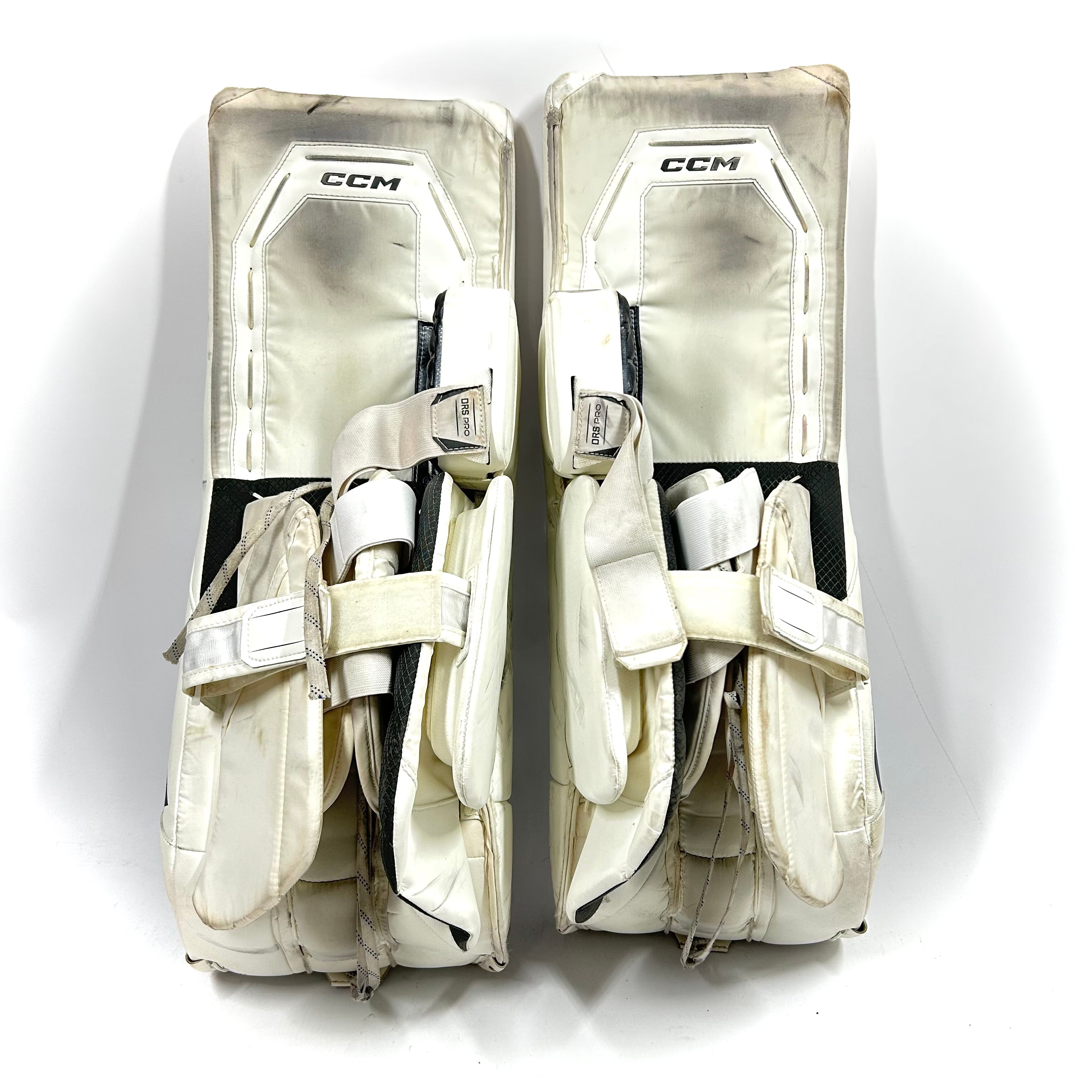 CCM Axis 2 - Used AHL Pro Stock Senior Goalie Full Set (White/Navy)