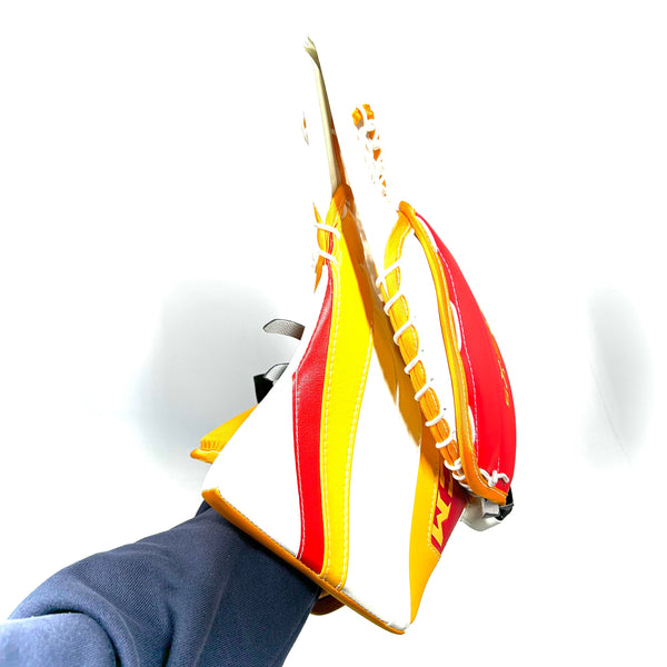 CCM Extreme Flex 5 - Pro Stock NHL Goalie Glove - (Red/Yellow/White)