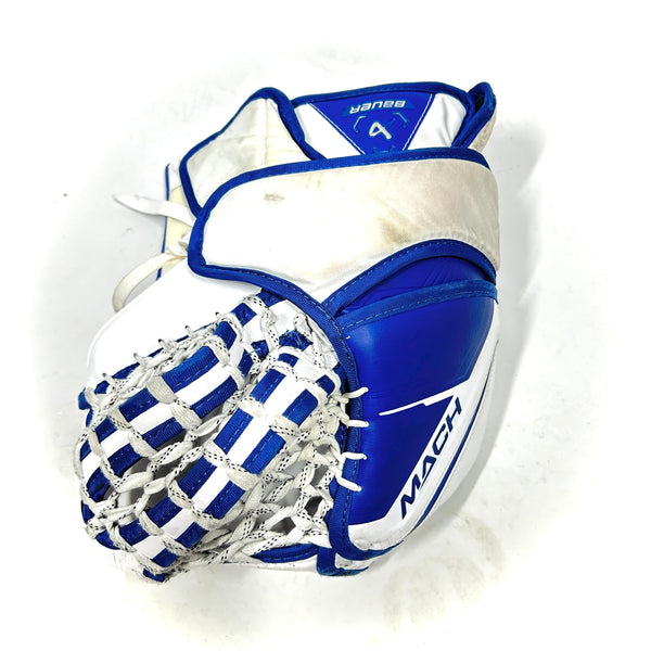 Bauer Supreme Mach - Used Pro Stock Glove (White/Blue)