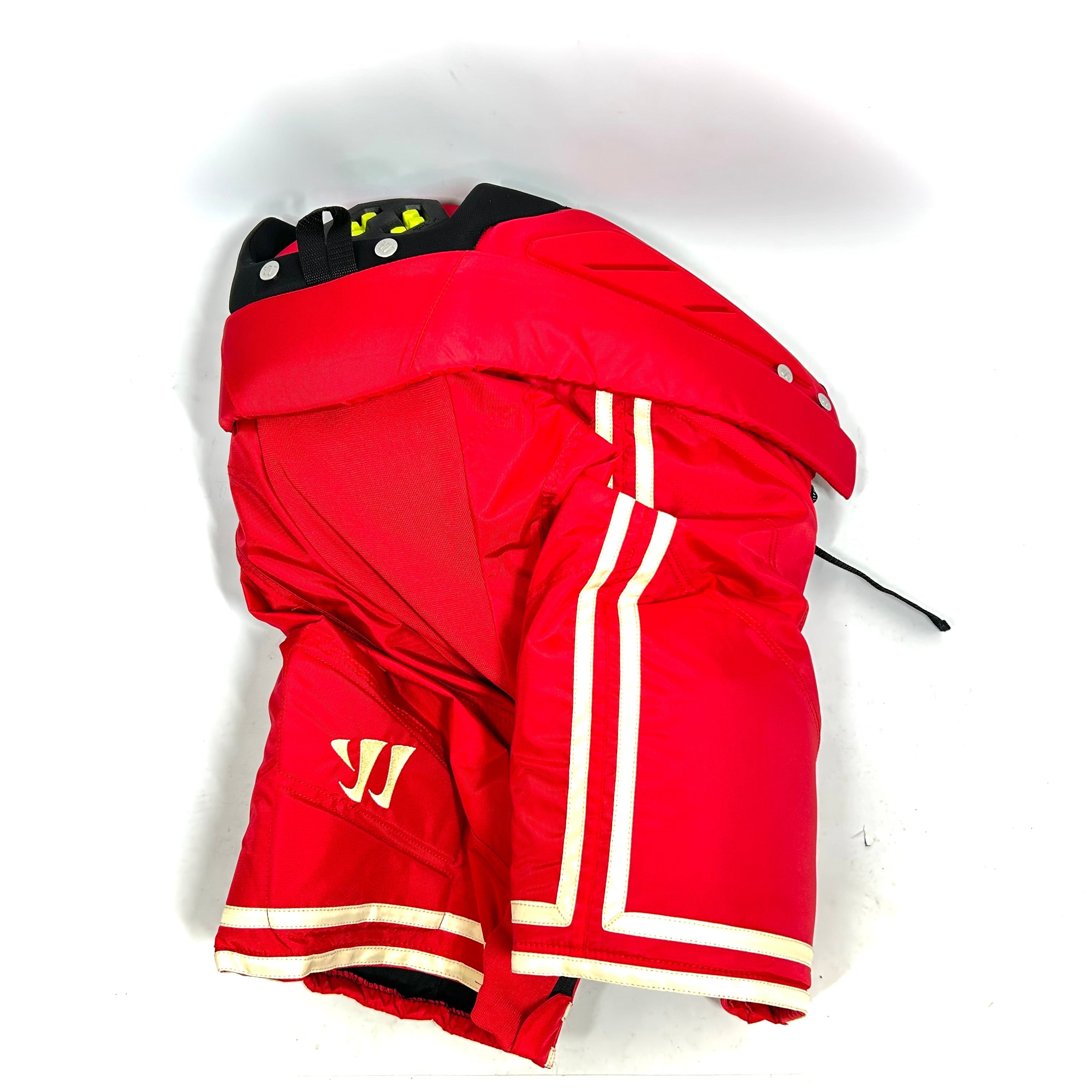 Warrior Alpha Pro - NHL Pro Stock Hockey Pants - Calgary Flames (Red/White)