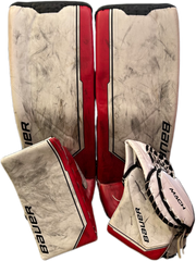 Bauer Supreme Mach - Used Pro Stock Full Set (White/Red/Black)