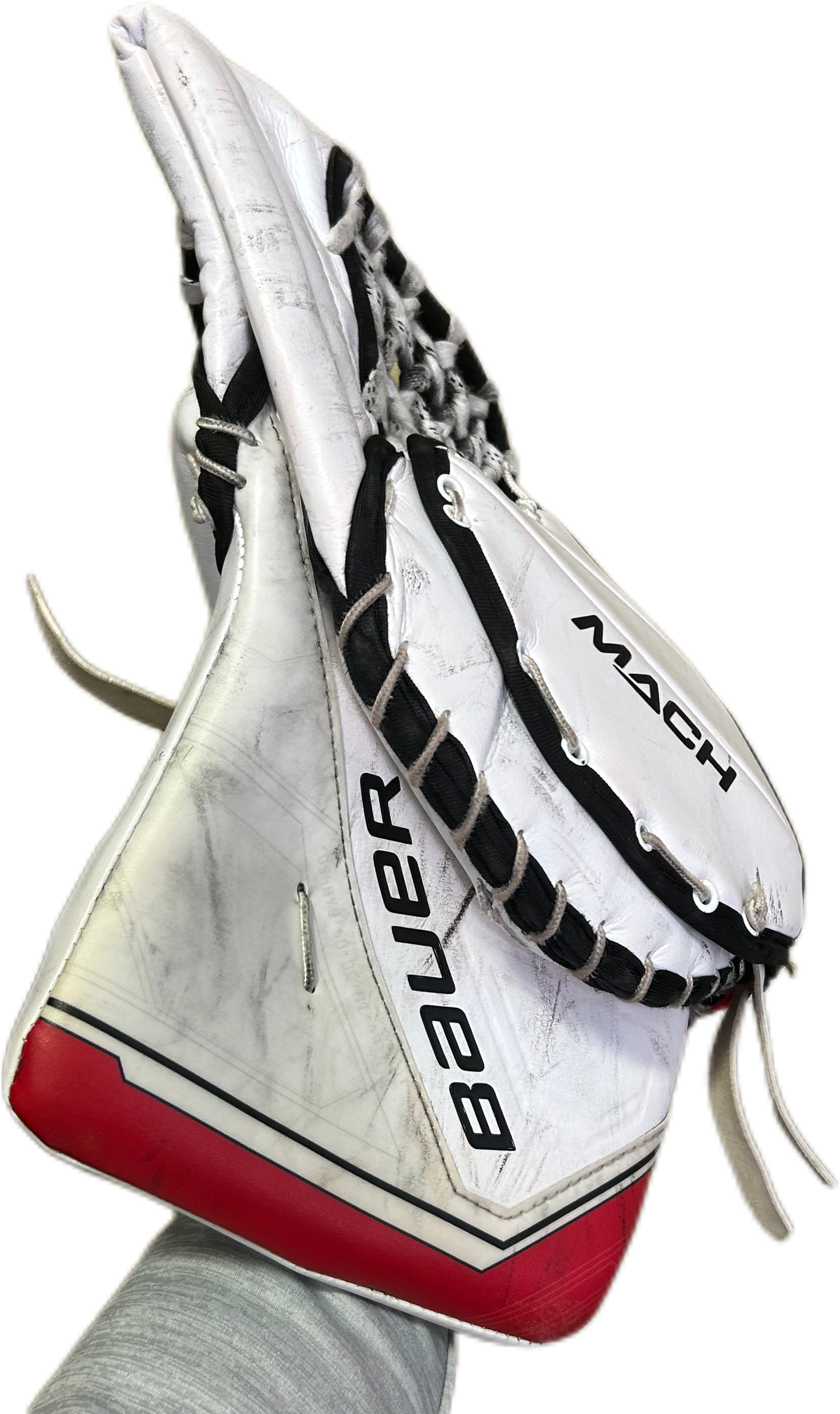 Bauer Supreme Mach - Used Pro Stock Full Set (White/Red/Black)