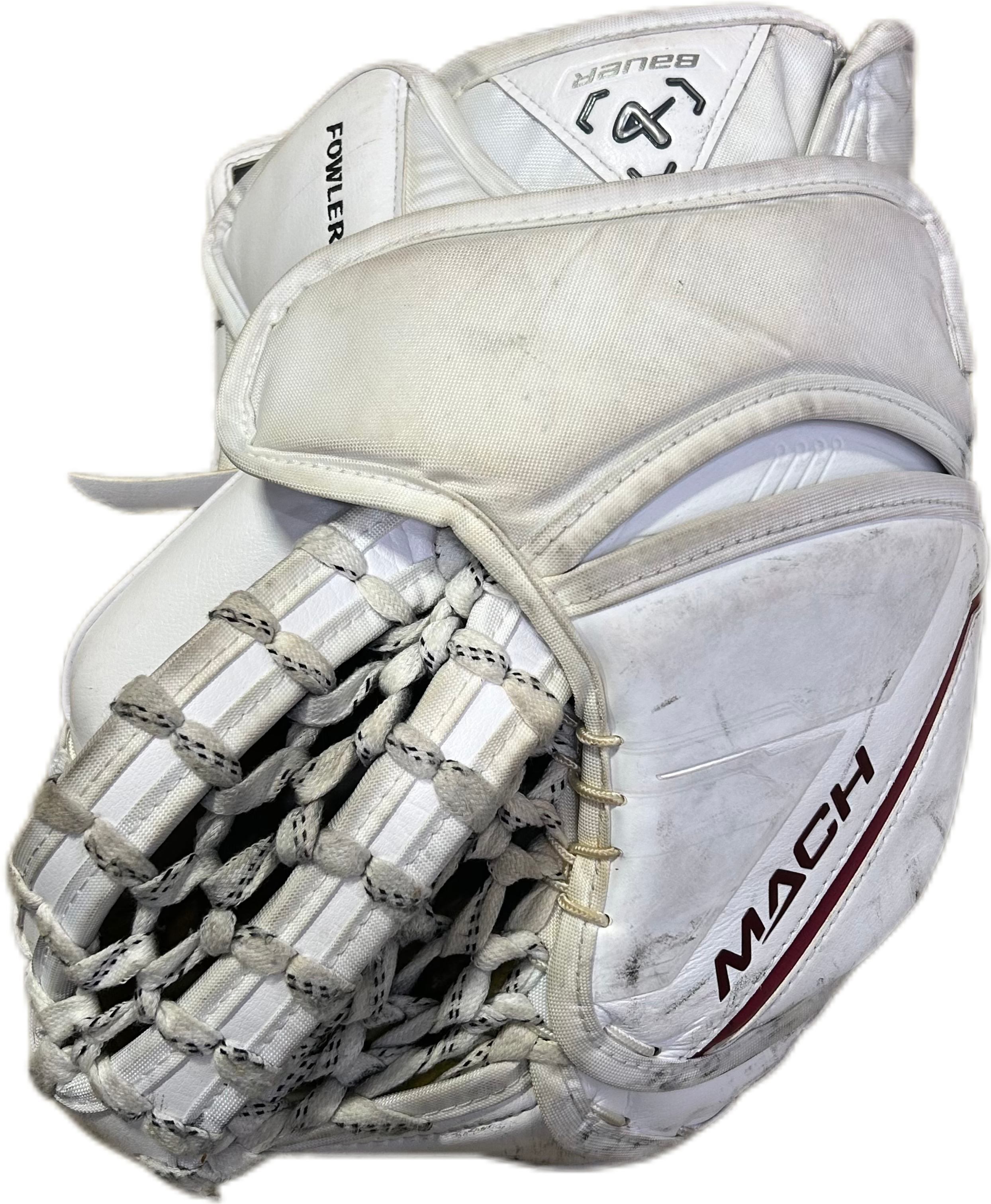 Bauer Supreme Mach - Used Pro Stock Full Set (White/Maroon/Gold)