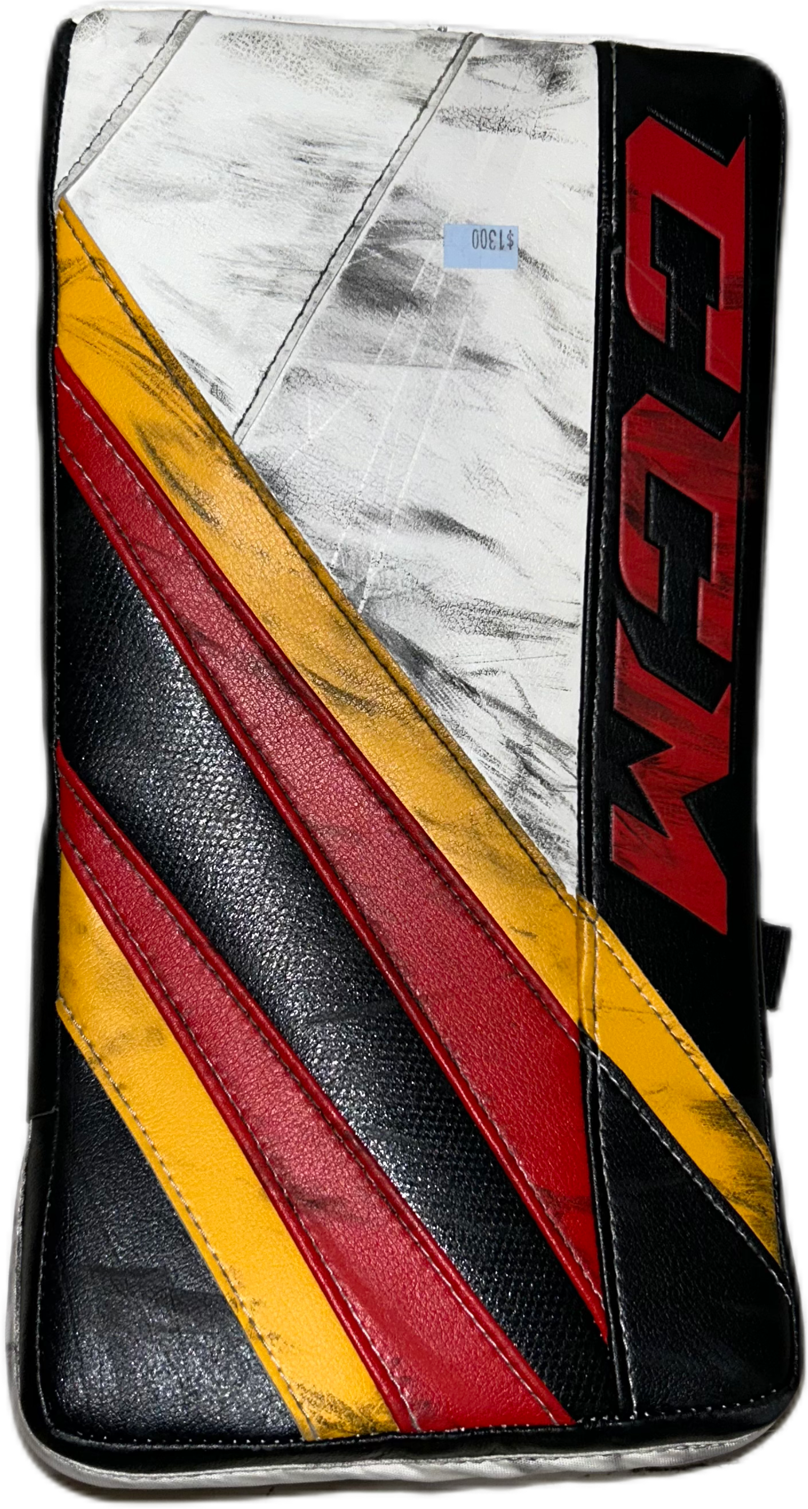 CCM Extreme Flex 5 - Used Pro Stock Goalie Full Set (White/Black/Red/Yellow)