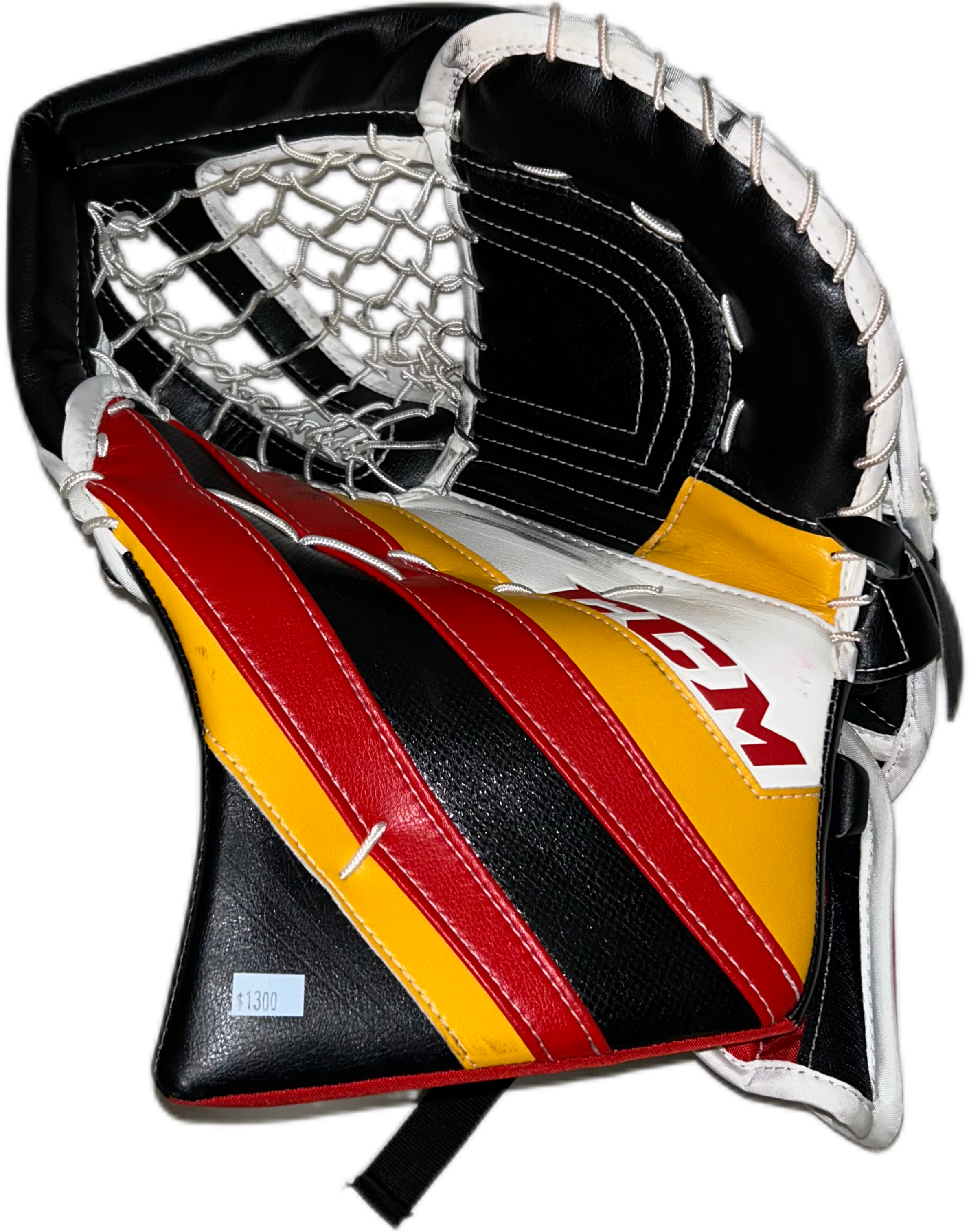 CCM Extreme Flex 5 - Used Pro Stock Goalie Full Set (White/Black/Red/Yellow)