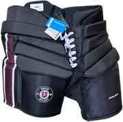 Bauer Pro - NCAA Pro Stock Hockey Goalie Pants (Black/Maroon)