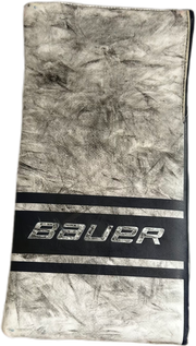 Bauer Vapor Hyperlite 2 - Used Pro Stock Goalie Blocker (White/Navy)
