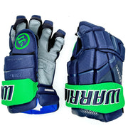 Warrior Covert QR6 - Team Stock Glove - Florida Everblades ECHL (Navy/Green)