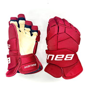 Bauer Supreme 2S Pro - Pro Stock Hockey Gloves (Maroon)