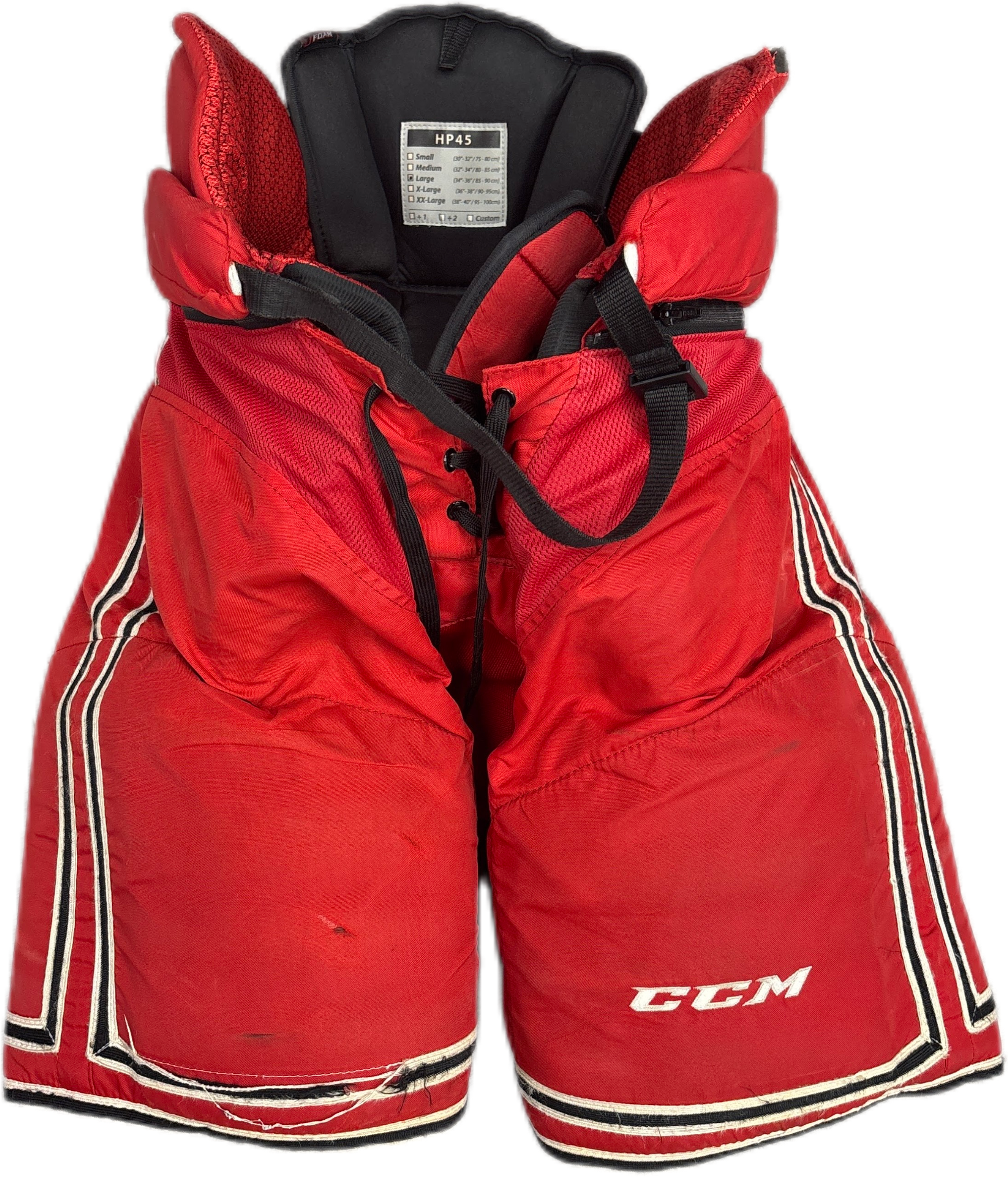 CCM HP45 - Used NCAA Pants (Red/White/Black)