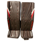 True L20.2 - Used Pro Stock Goalie Pads (Brown/White/Red)