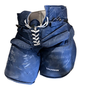 Vaughn Pro Custom - Used Pro Stock Goalie Pants (Navy) #2