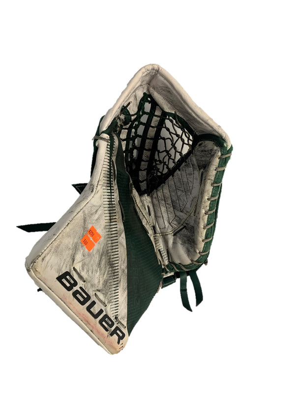 Bauer Supreme 2S Pro - Used Pro Stock Goalie Glove - (White/Green)