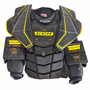 CCM Premier Pro - Used Pro Stock Goalie Chest Protector (Black/Yellow)