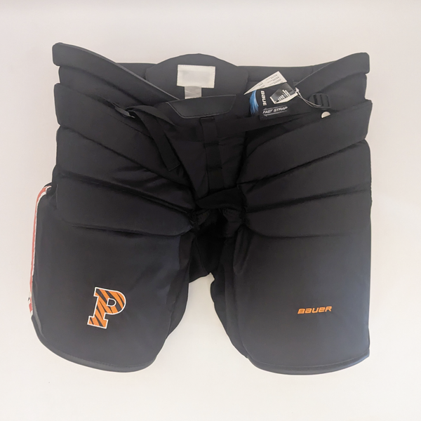 Bauer - NCAA Pro Stock Hockey Goalie Pants (Black/Orange)