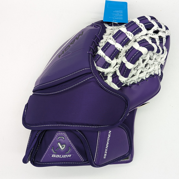 Bauer Supreme Mach - New Pro Stock Senior Goalie Pad Set (Purple)