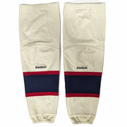 OHL - Used Reebok Hockey Socks (Cream/Navy/Red)