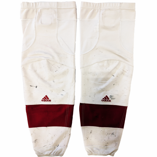 NCAA - Used Adidas Hockey Socks (White/Red)