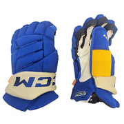 CCM HGJS - NHL Pro Stock Glove - St. Louis Blues Alternate (Blue/Yellow/Cream)