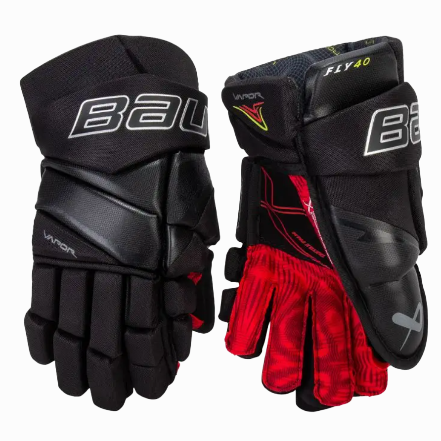 Bauer S25 Vapor FLY40 - Intermediate Hockey Glove (Black)