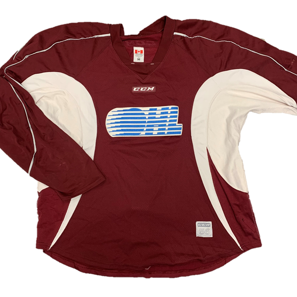 OHL - Used CCM Practice Jersey (Maroon)