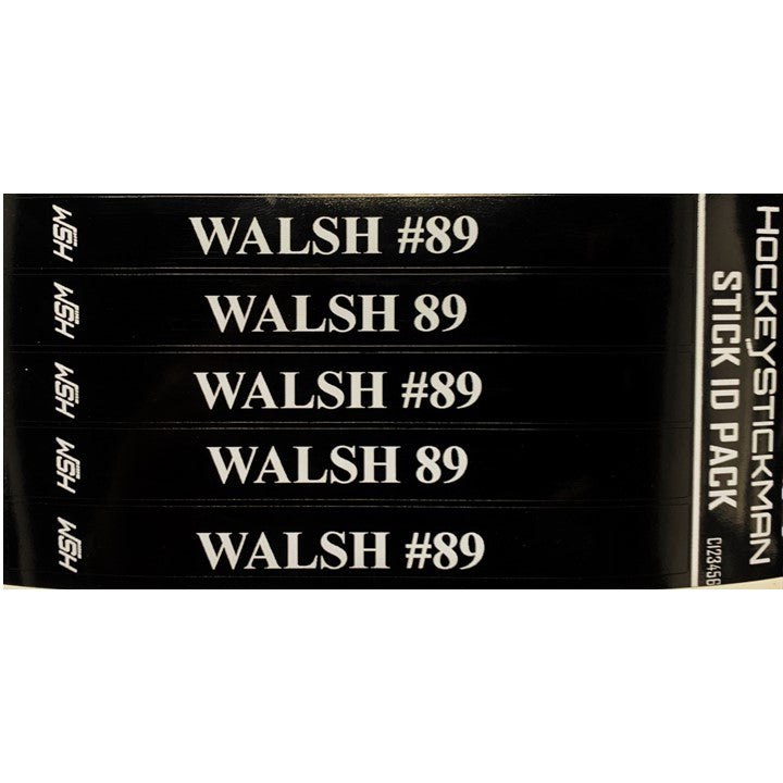 Hockey Stick ID Packs (Labels)