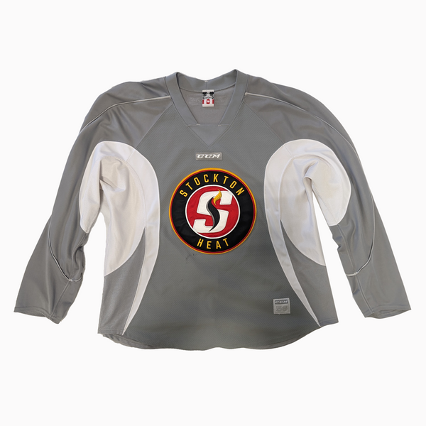 AHL - Used CCM Practice Jersey - Stockton Heat (Grey)