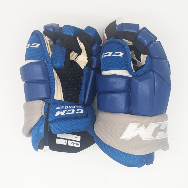 CCM HG42 - OHL Pro Stock Glove (Blue/Grey)