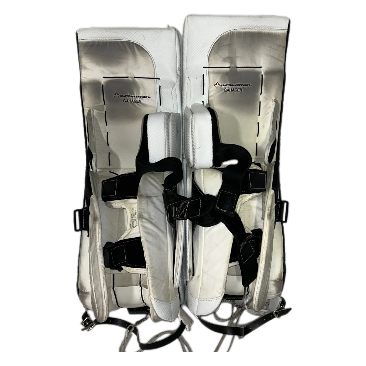 TRUE Catalyst PX3 - Used Pro Stock Goalie Pads (White/Black/Orange)