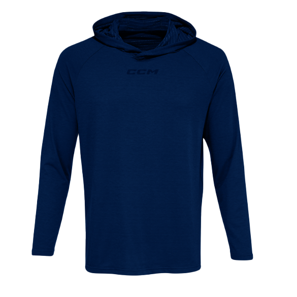 CCM Long Sleeve Training Hoodie (Navy)