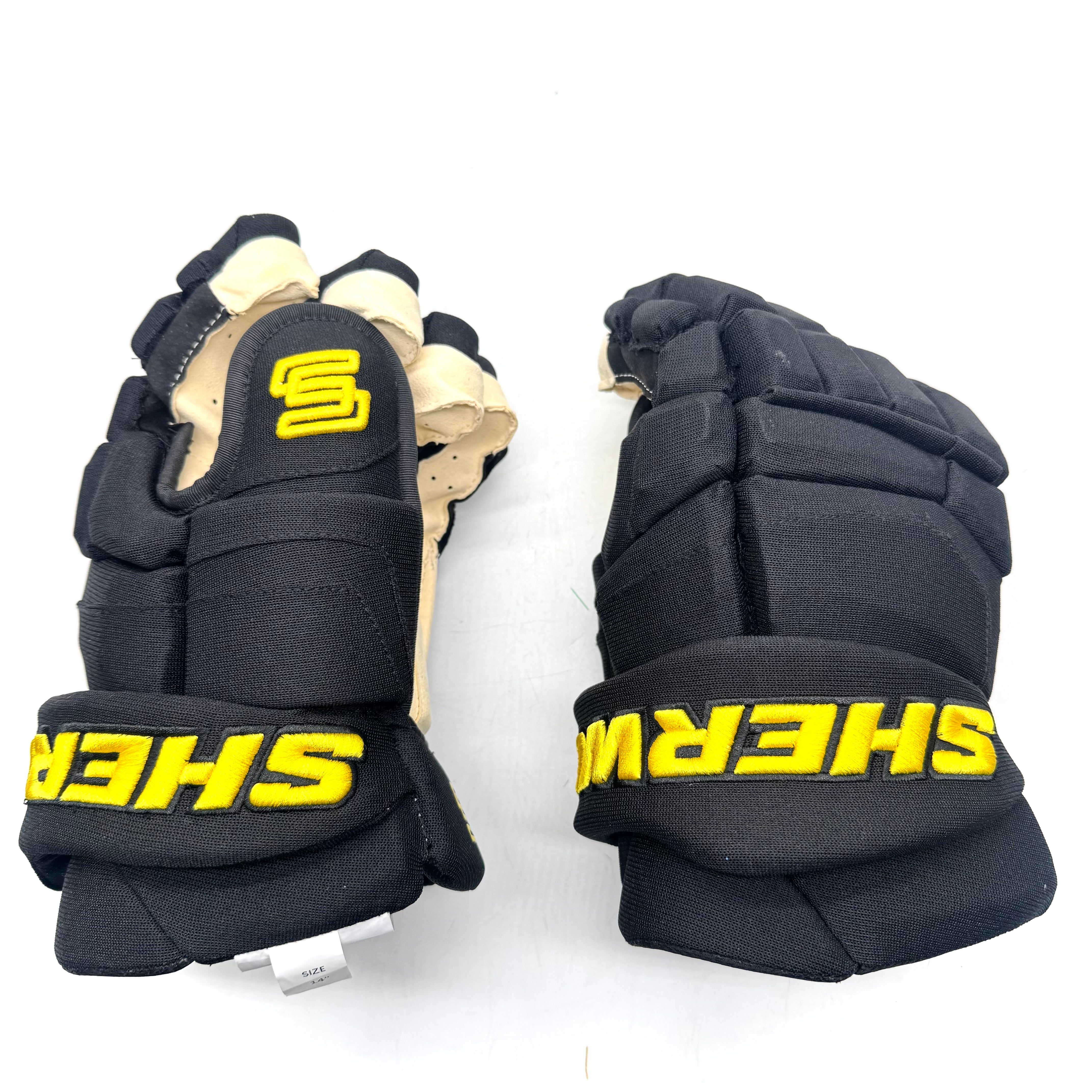 Sherwood Pro - NHL Pro Stock Glove - Vancouver Canucks (Black/Yellow)