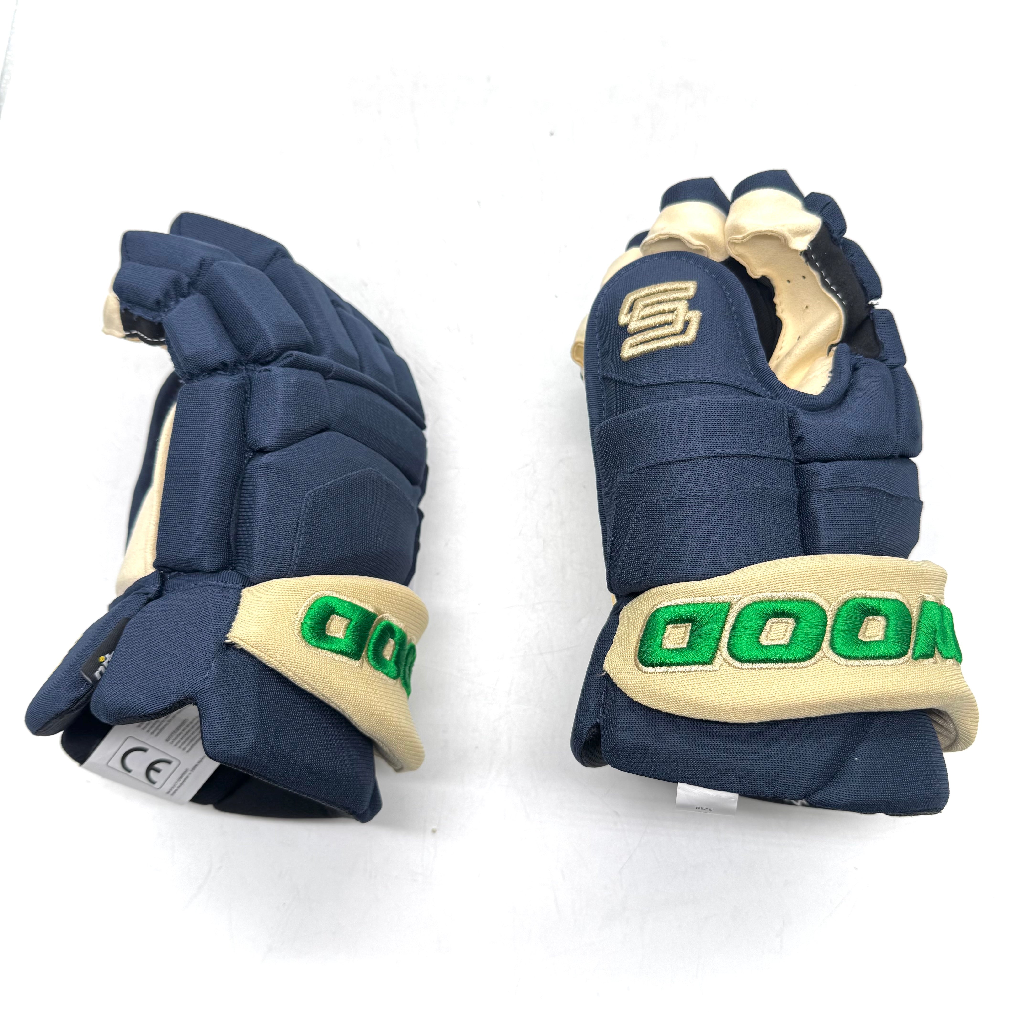 Sherwood Pro - Gant NHL Pro Stock - Canucks de Vancouver (Bleu marine/Havane/Vert)