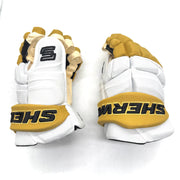 Sherwood Pro - Gant Pro Stock LNH - Golden Knights de Vegas (Blanc/Or)