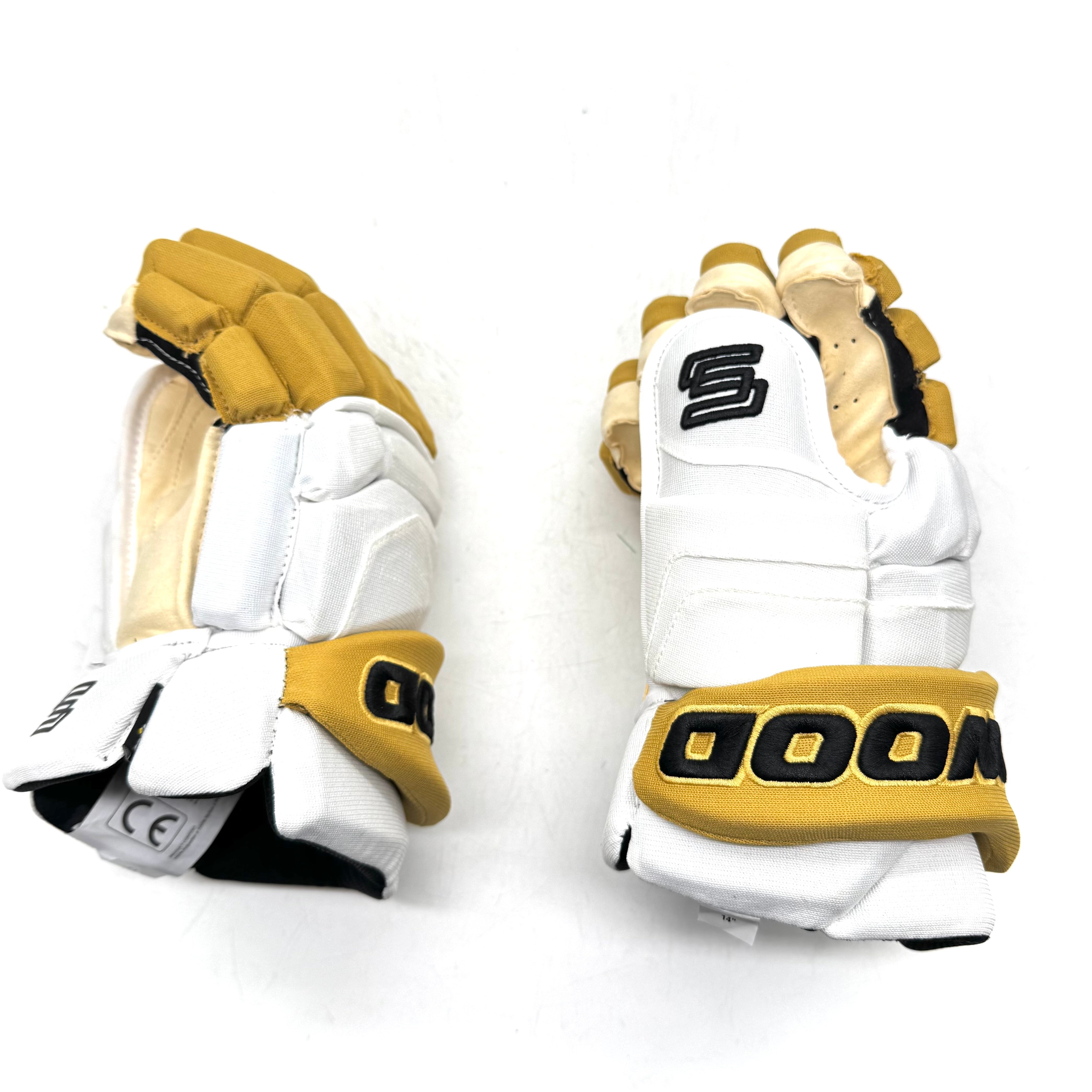 Sherwood Pro - Gant Pro Stock LNH - Golden Knights de Vegas (Blanc/Or)