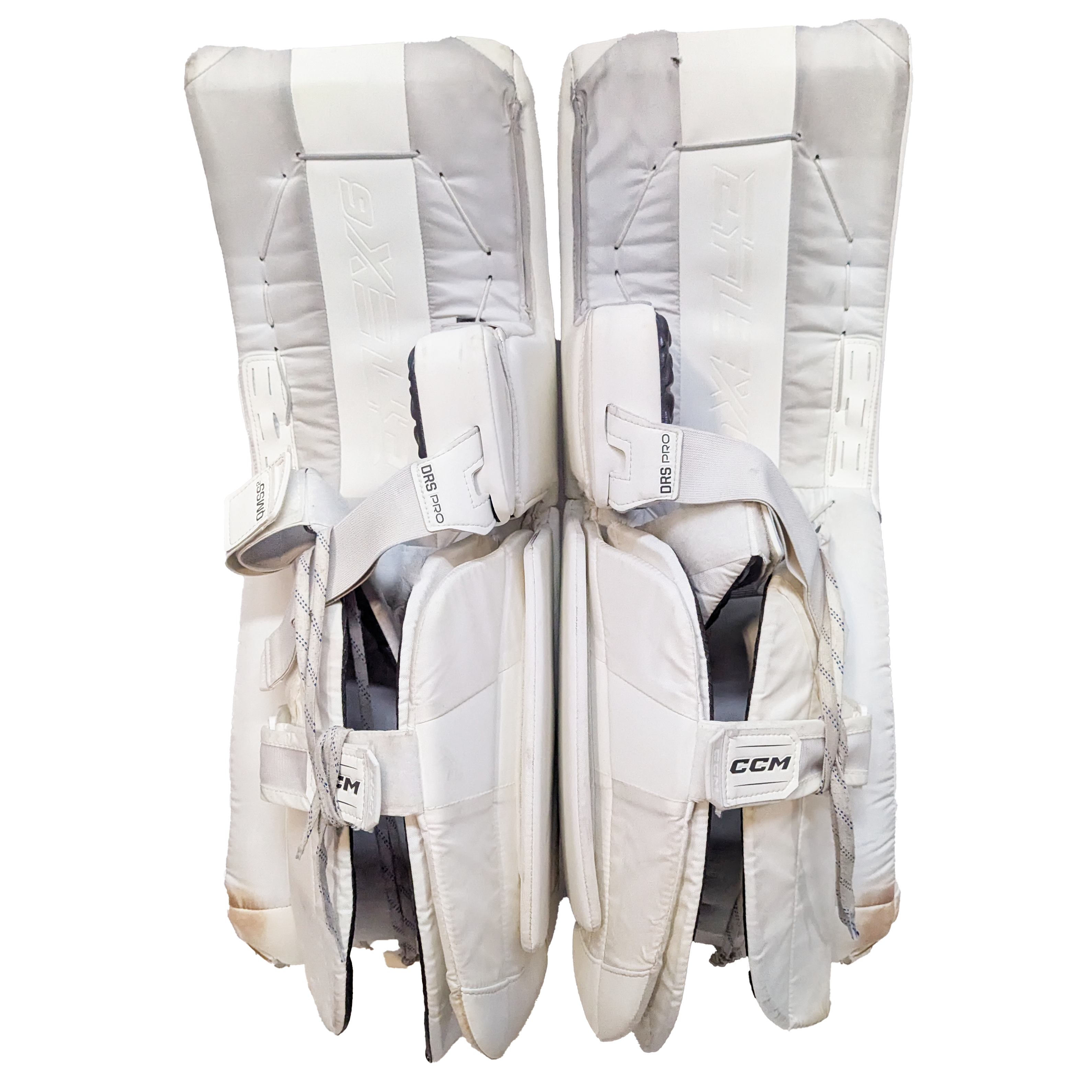 Extreme Flex 6 - Used Pro Stock Goalie Pads (White)