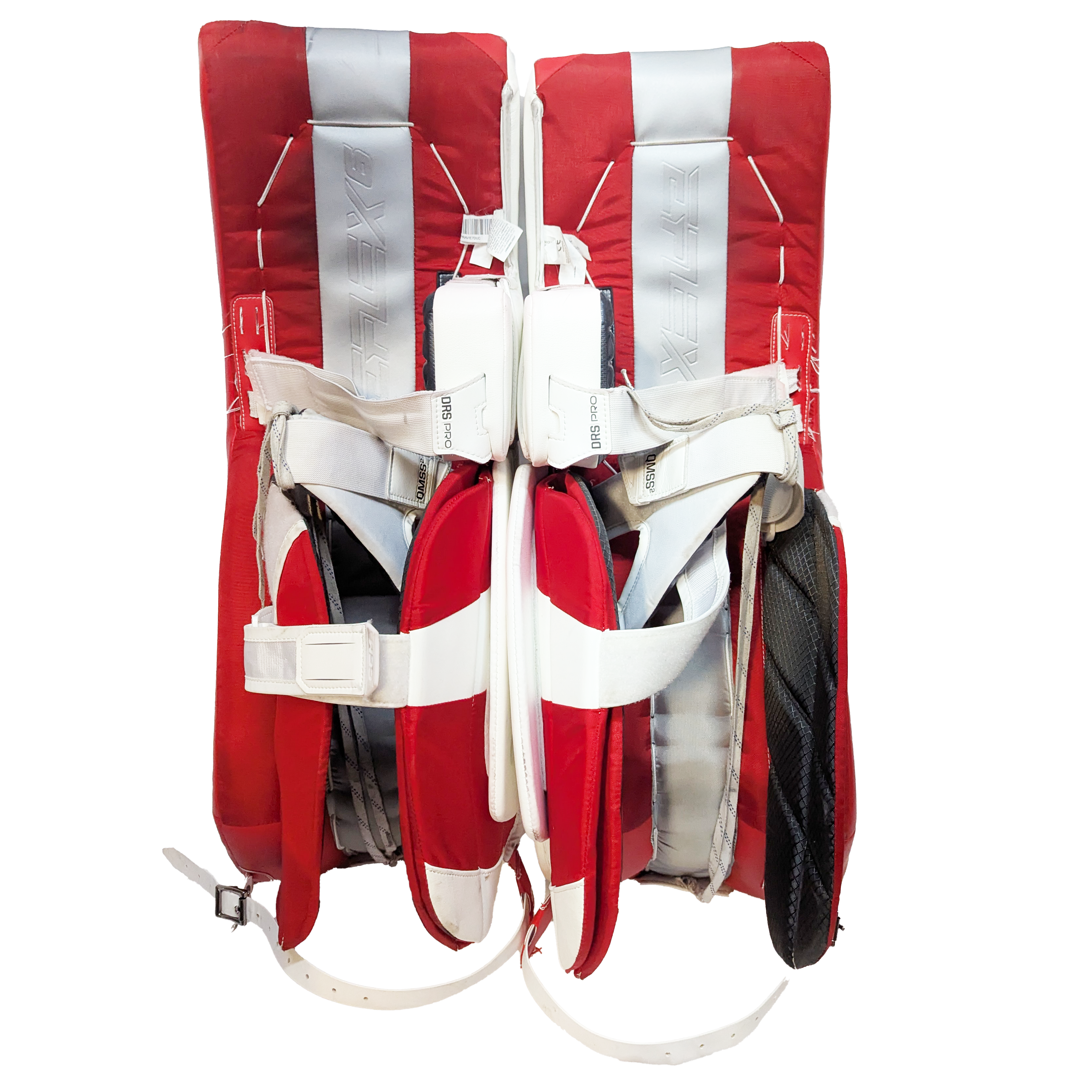 Extreme Flex 6 - Used Pro Stock Goalie Pads (White/Red)