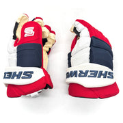 Sherwood Pro - Gant Pro Stock LNH - Jets de Winnipeg (Bleu marine/Blanc/Rouge)