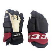 CCM HGTKPP - NHL Pro Stock Glove - Arizona Coyotes (Black/Burgundy)