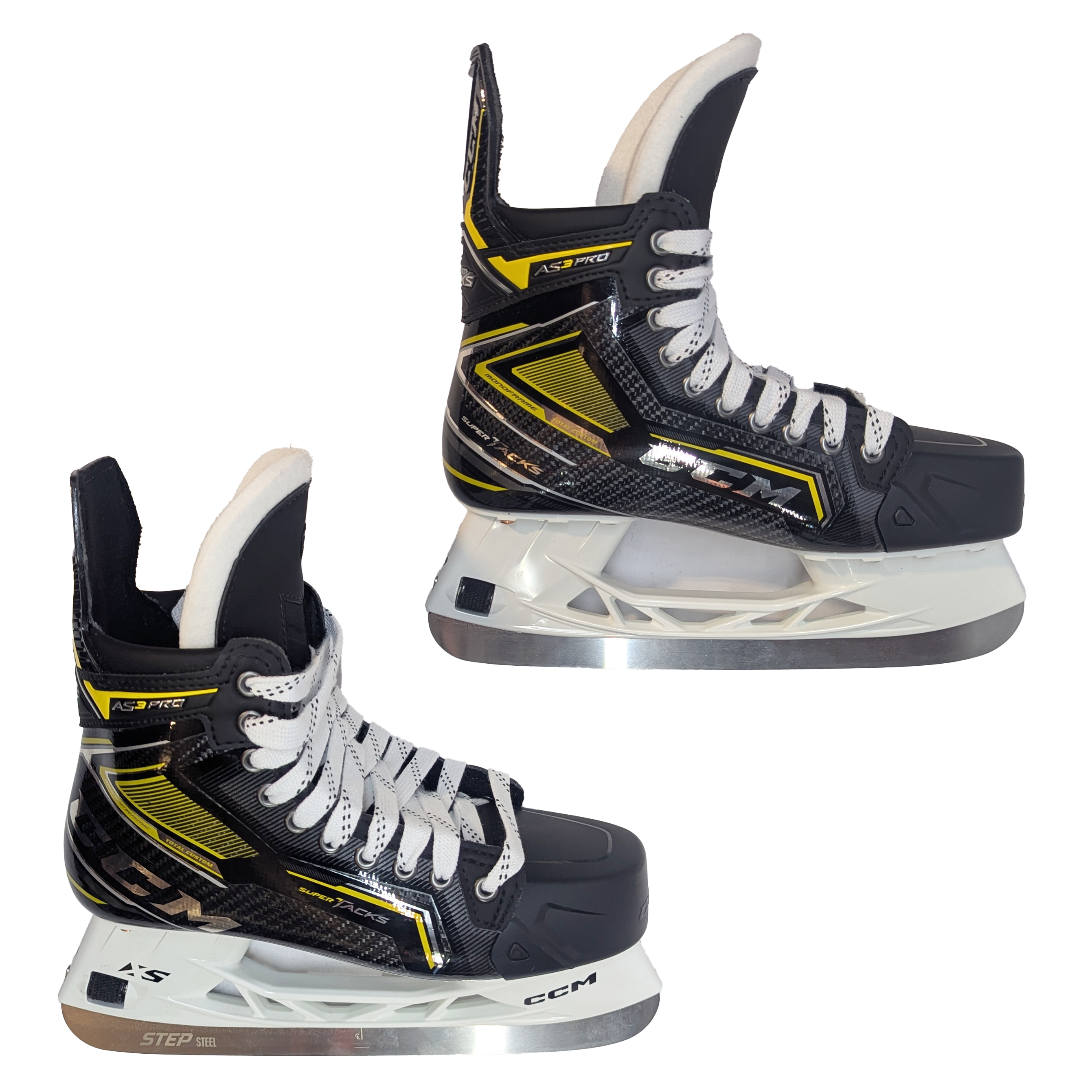 CCM SuperTacks AS3 Pro - AHL Pro Stock Hockey Skates - Size 8.5D