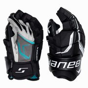 Bauer Supreme F40 Hockey Gloves - Senior (Black/White)