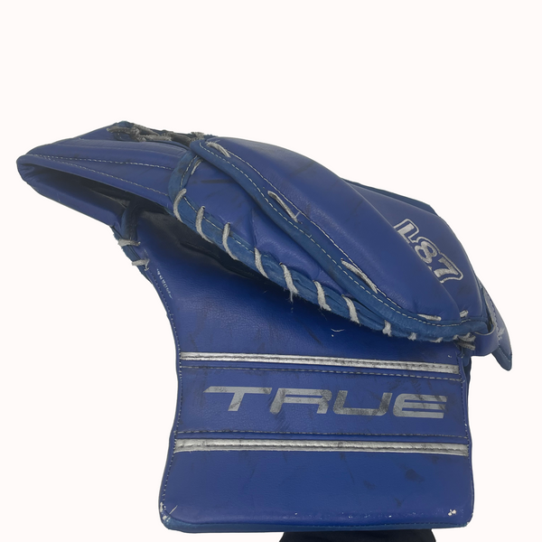 True L87 - Used Pro Stock Goalie Glove (Blue)