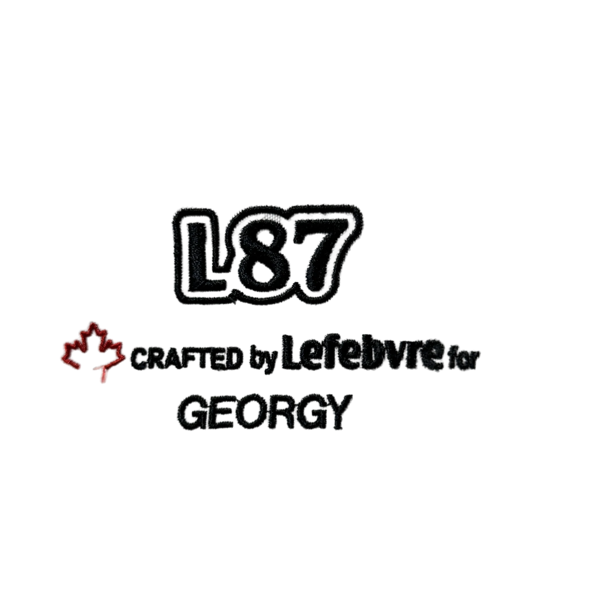 True Catalyst L87 - Used Pro Stock Goalie Pads - Carter George (White/Red/Black)