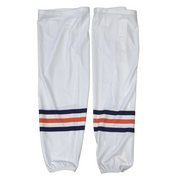 Athletic Knit - New ECHL Hockey Socks (White/Purple/Orange)