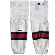Used - ECHL Athletic Knit Socks (White/Navy/Red)